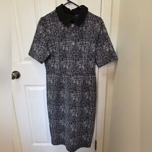 Elegant Black and White Women's Dress